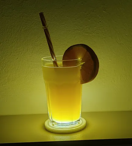 LED Diffusor Coaster for Coacktail / Drink / Bottle