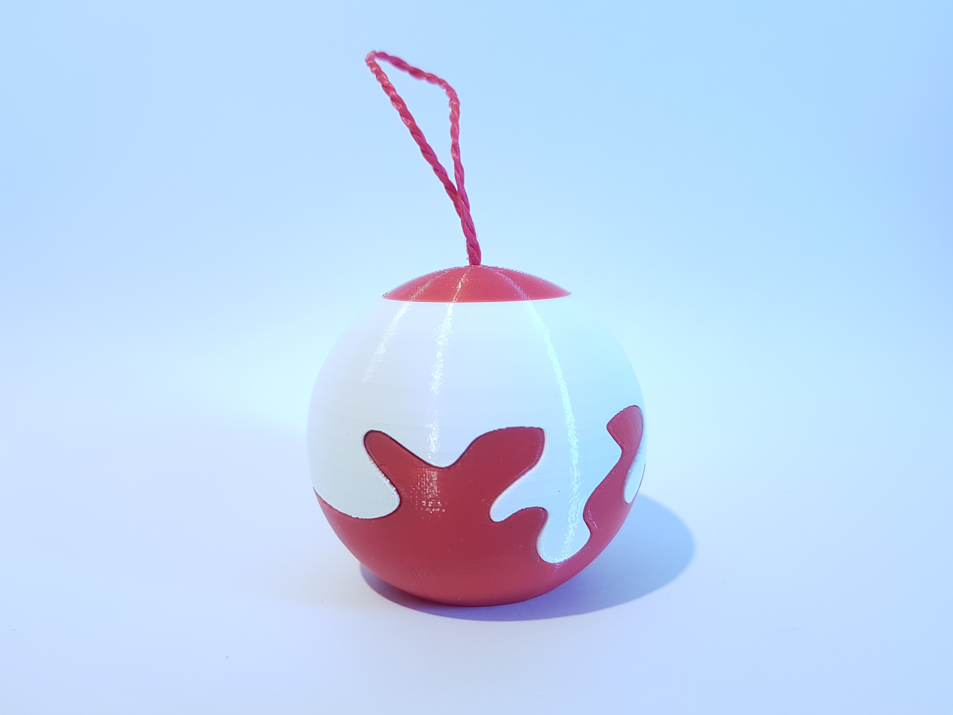 Puzzle christmas tree bauble