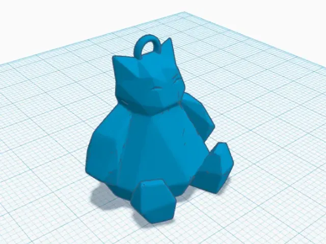 Snorlax Keychain