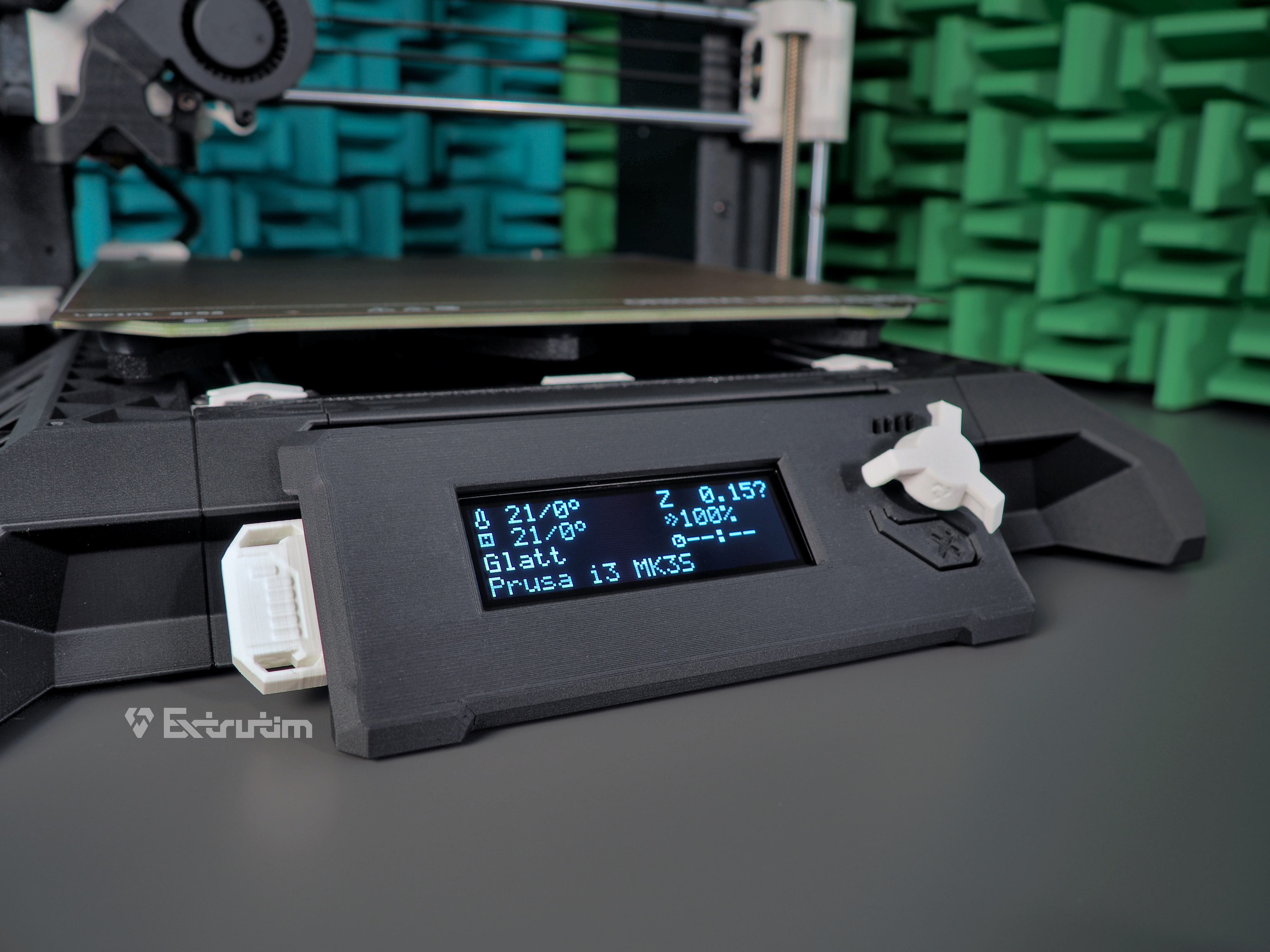 OLED Cover For The Bulletproof Wide Body | Prusa MK3 (s+) Body Kit | LDO OLED 3D model thumbnail