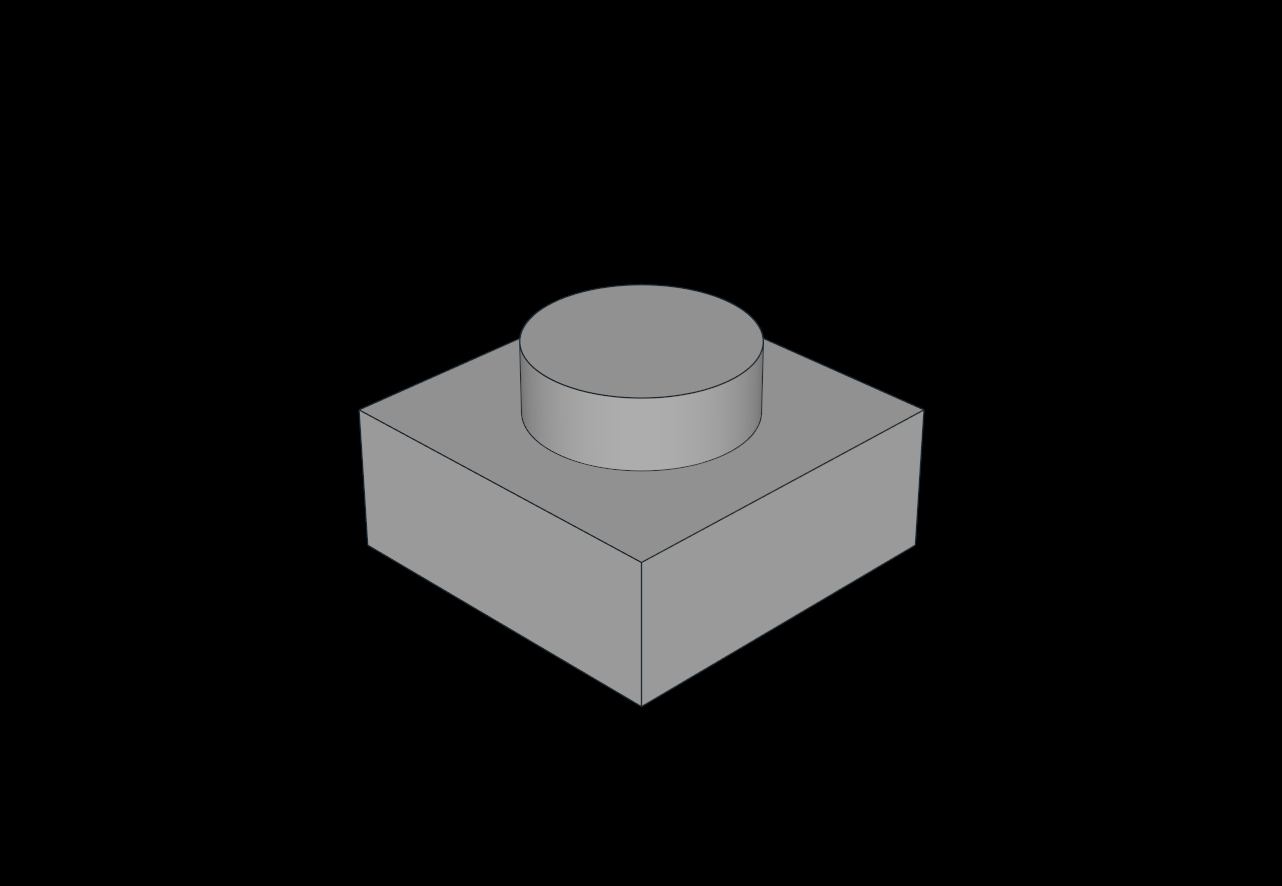 Lego Compatible (3024.dat) Plate 1 x 1