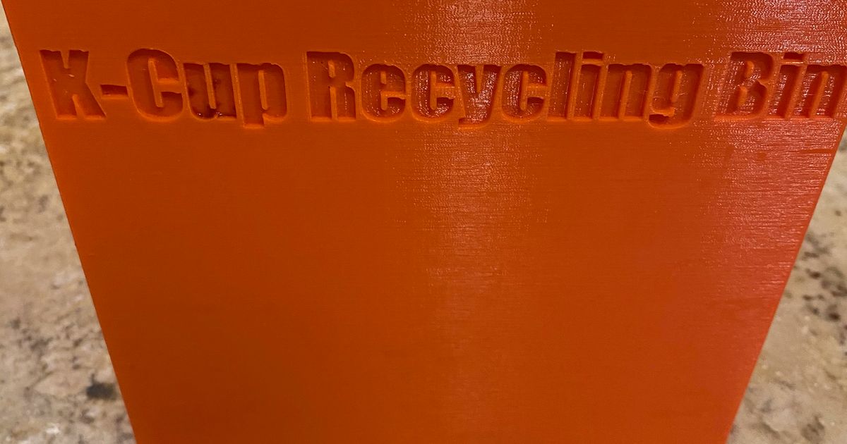 KCup Recycle Bin by dbadev Download free STL model