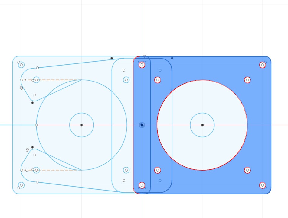 Dual Monitor Arm Adapter for SuperUltrawides (heavy) support by Sean