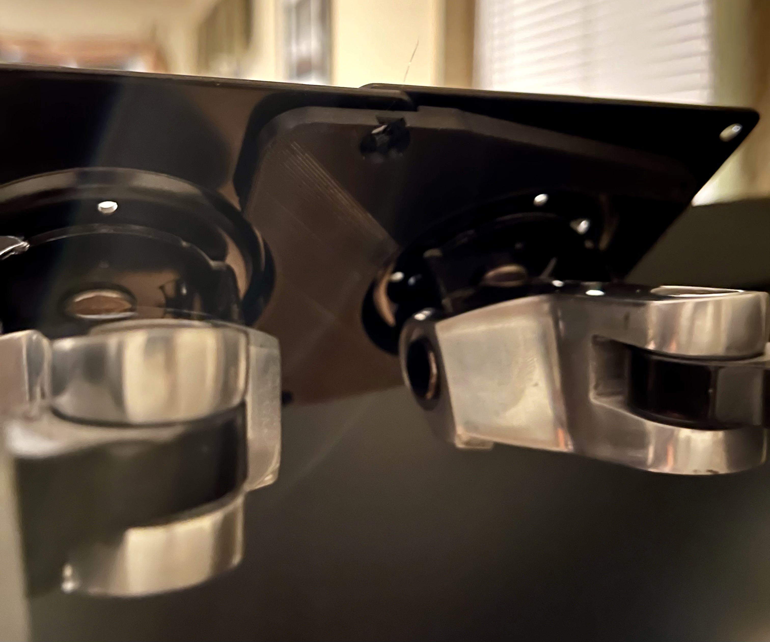 Dual Monitor Arm Adapter for SuperUltrawides (heavy) support by Sean