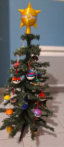 Boules de Noël Pokeball