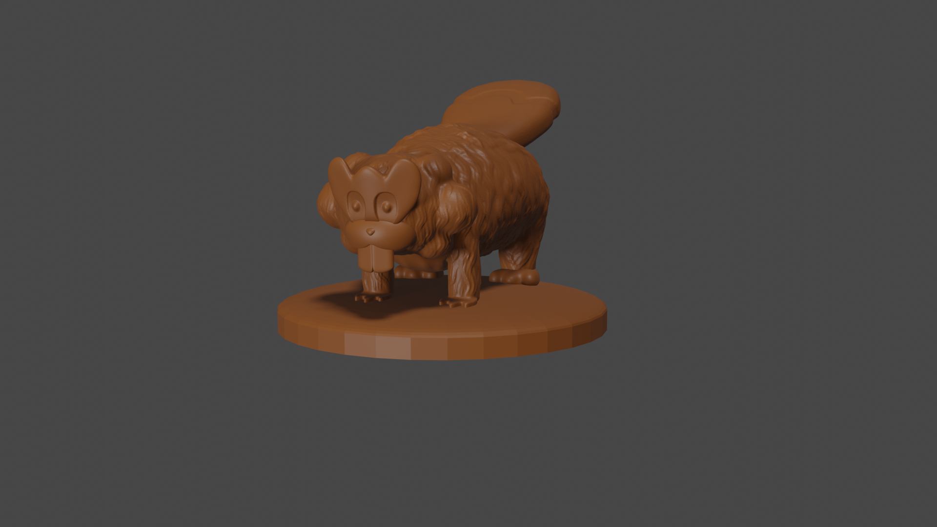 Pokemon inspired, Bibarel, Tabletop DnD miniature