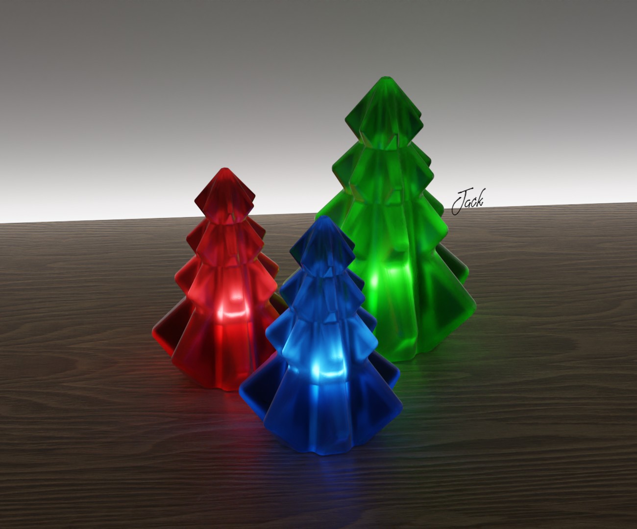 Glowing Christmas Tree