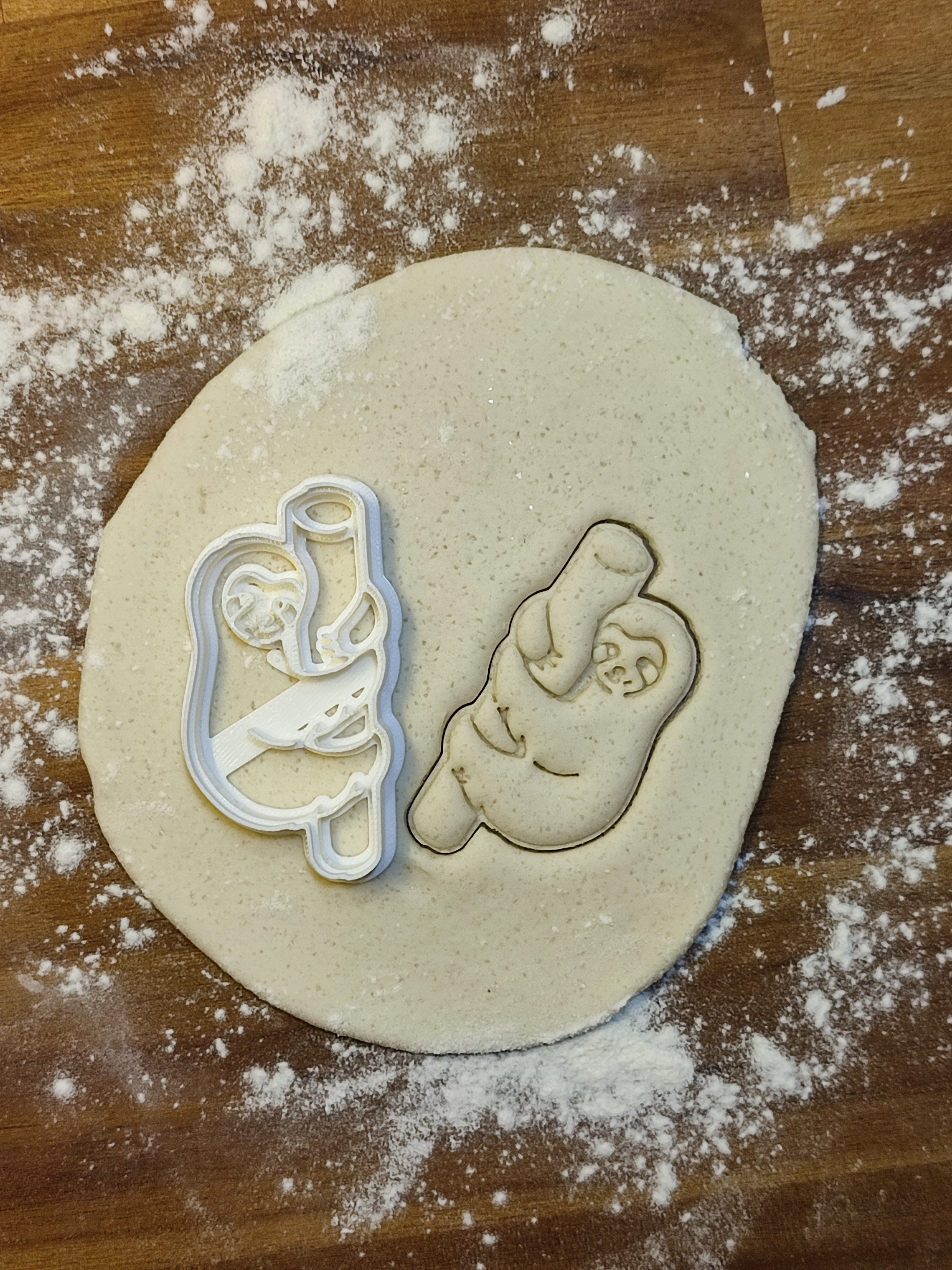 Sloth cookie cutter