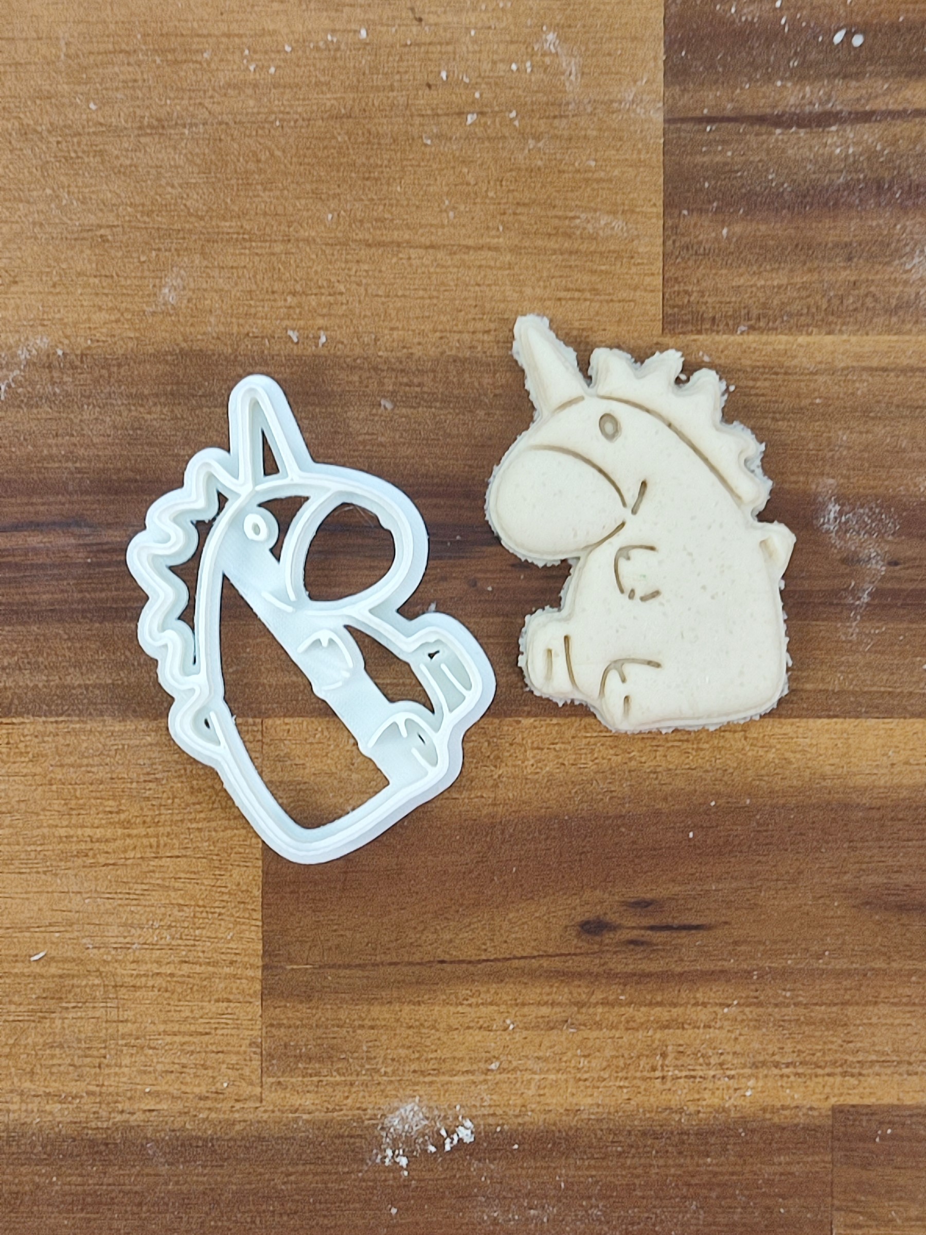 Cute unicorn cookie cutter