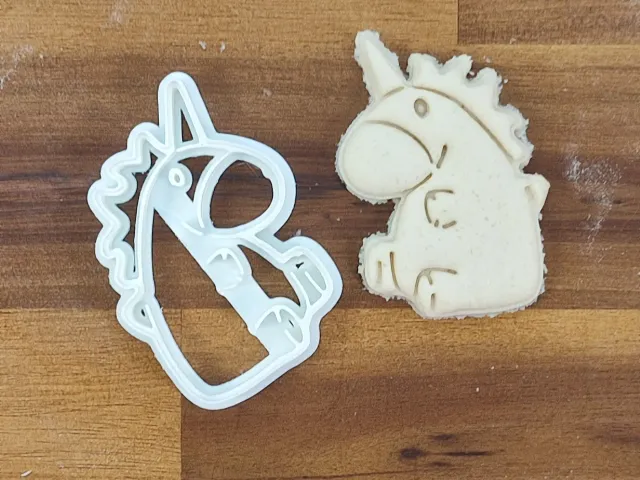 Cute unicorn cookie cutter