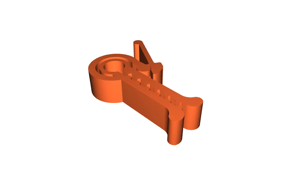 Alligator Chip Clip by fl_mike, Download free STL model