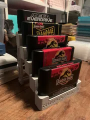 SEGA MegaDrive/Genesis Modular cartridge Display stand