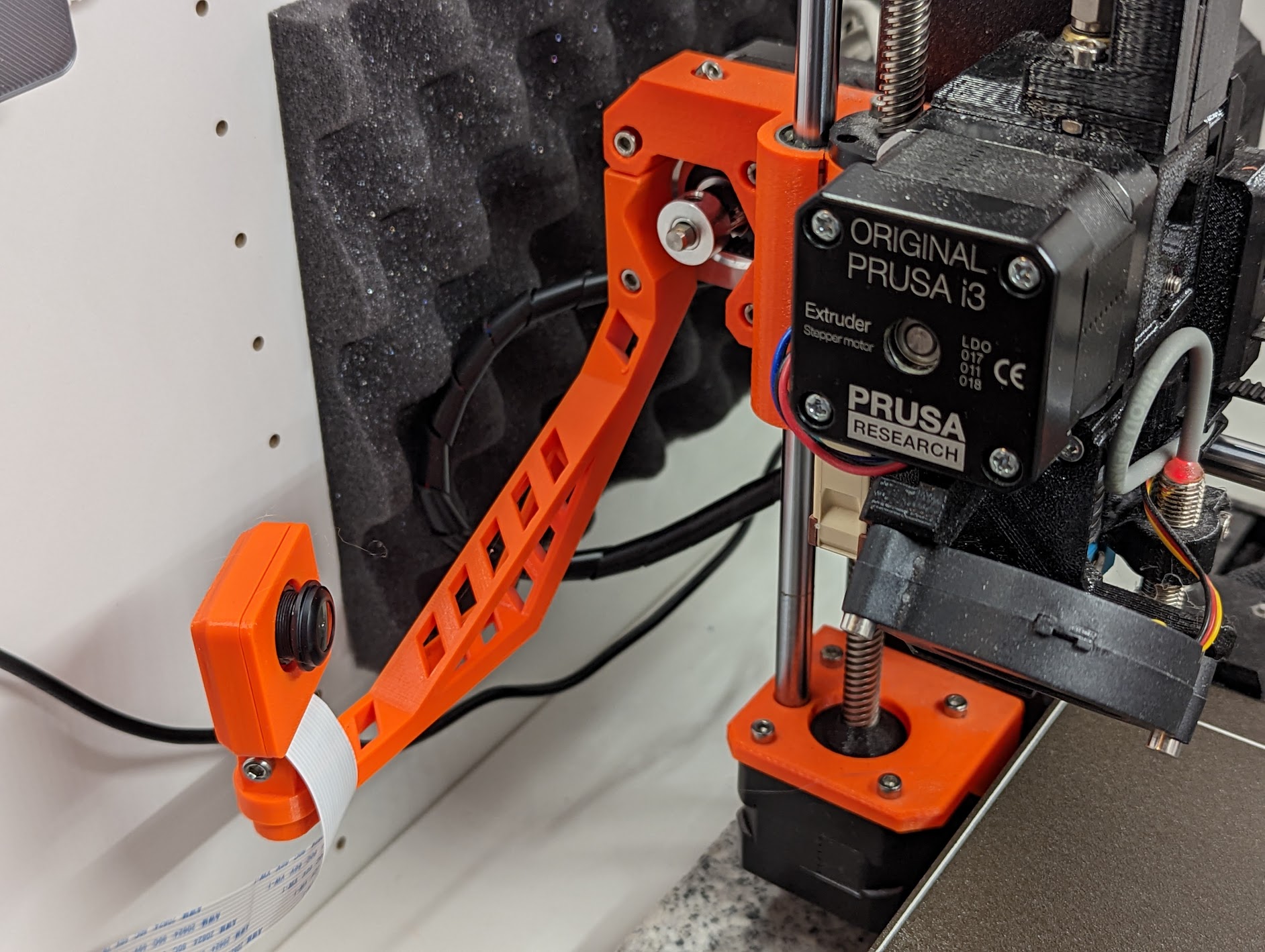 NoIR Wide Angle Camera mount for Prusa i3 MK3/MK3s by Andrew Download