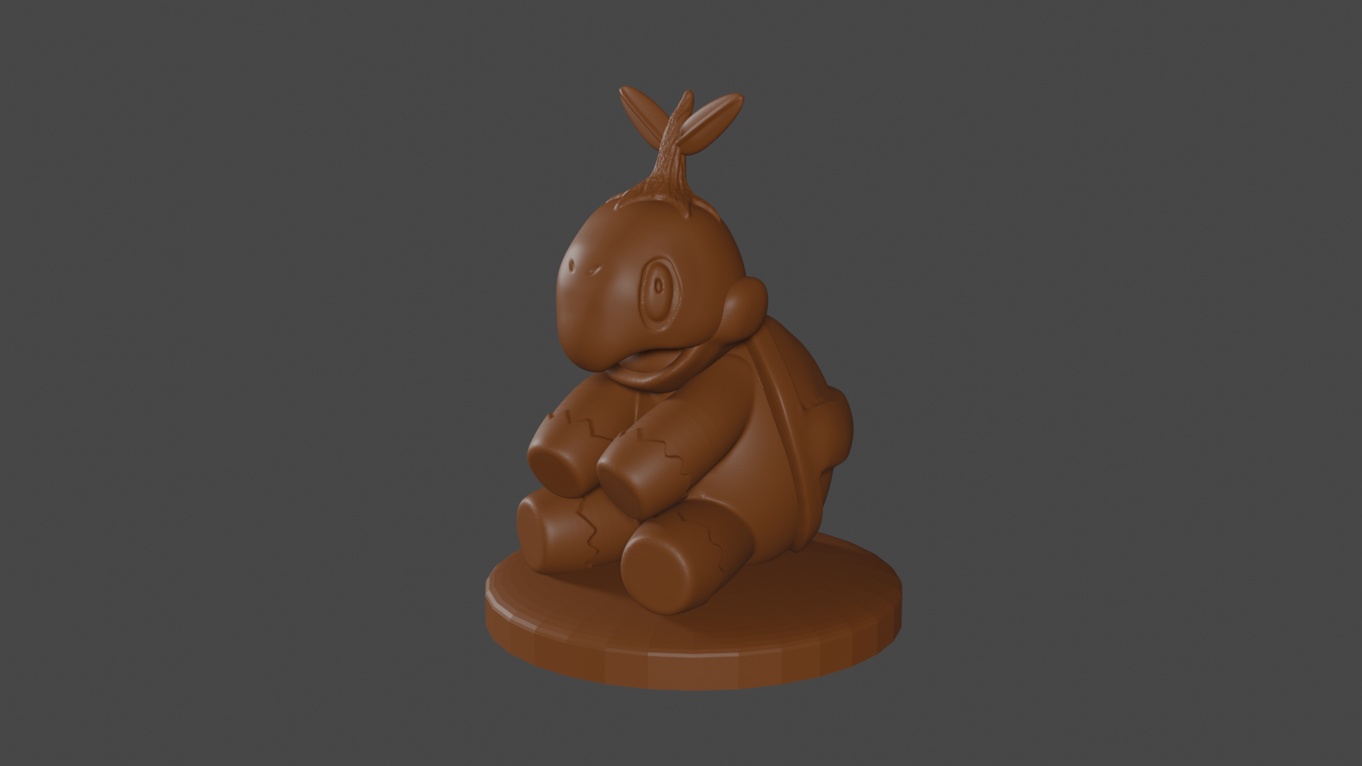Pokemon inspired, Turtwig, Tabletop DnD miniature
