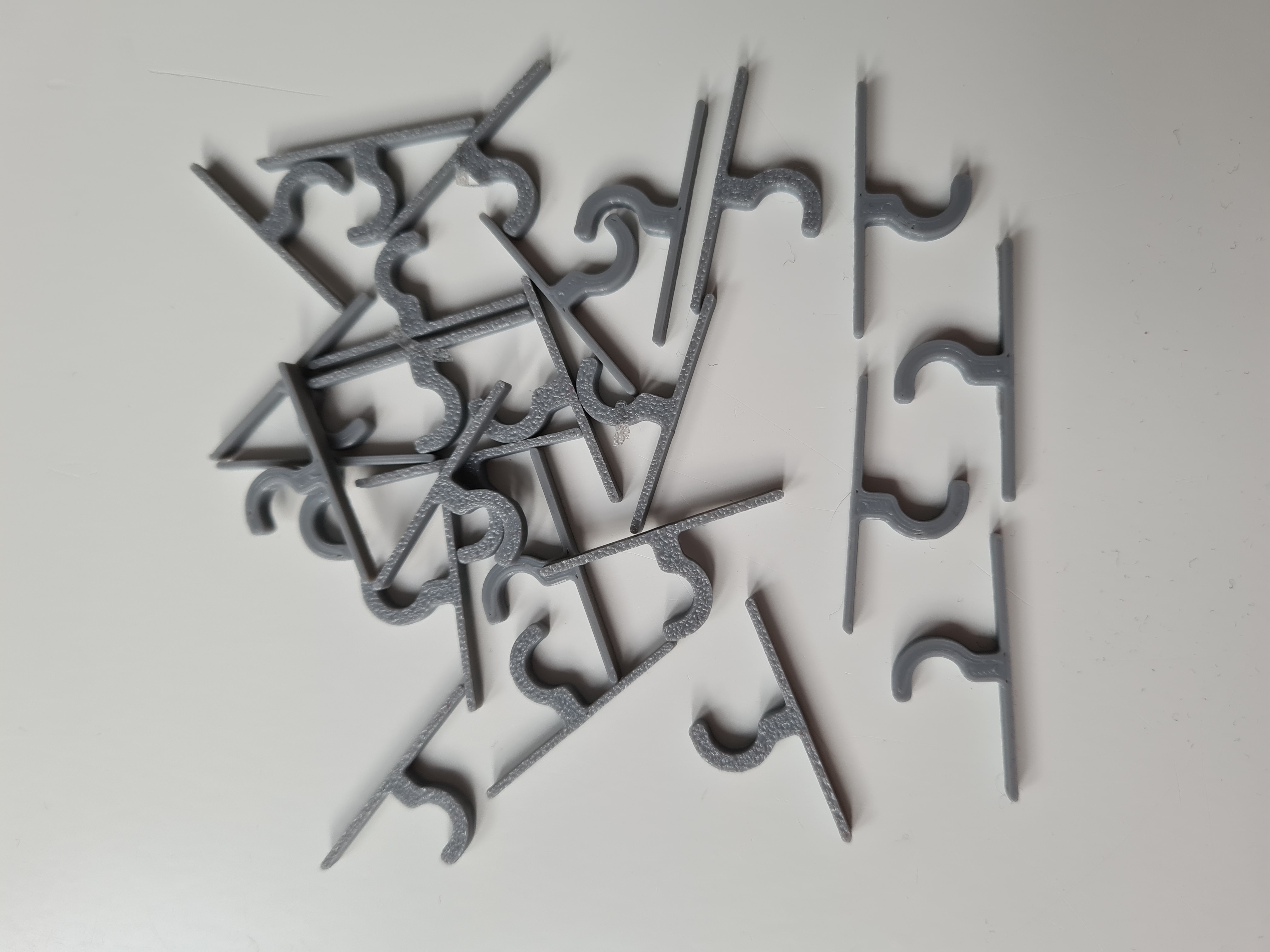 Numbered Christmas Calendar Hooks by broblok Download free STL model Numbered Christmas Calendar Hooks by broblok Download free STL model