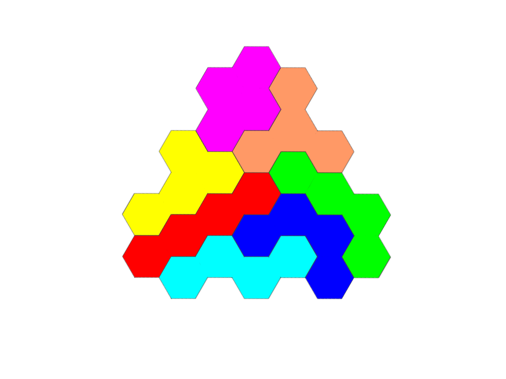Miniatura 8 do modelo 3D Tetrahex Puzzle