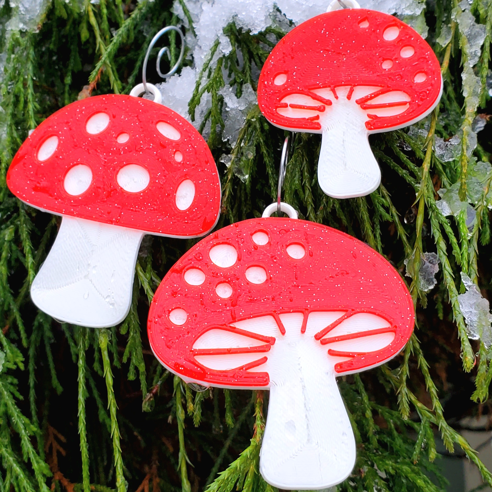 Mushroom Ornaments