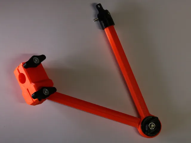 Tilt-arm for mounting accessories