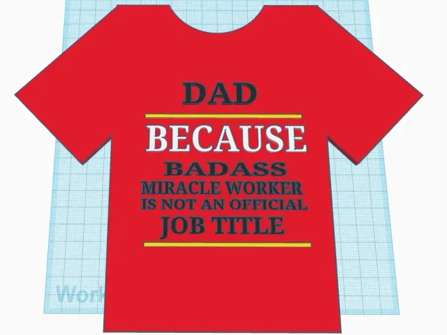 DAD -T shirt award