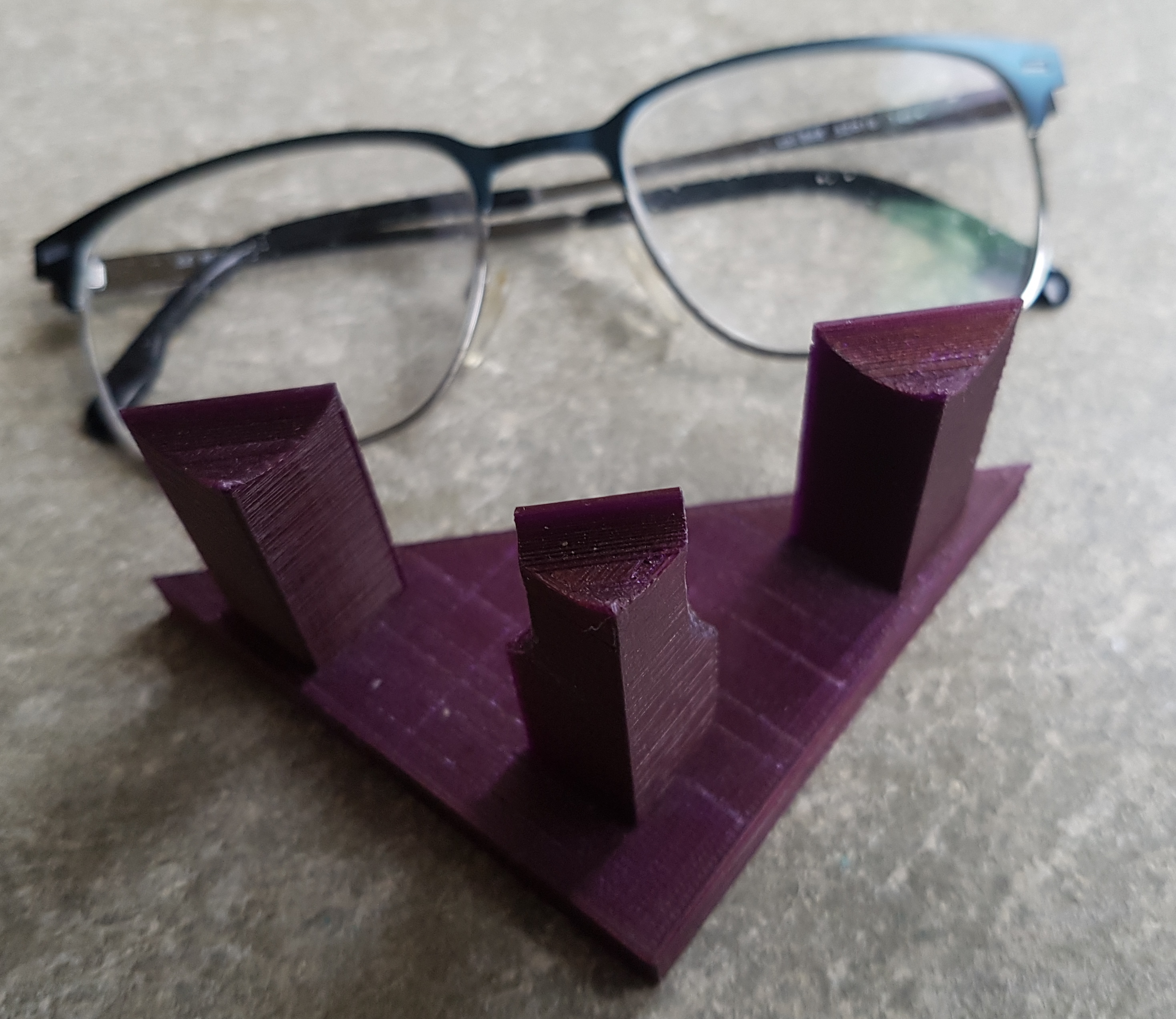 Brillenständer (einfach); simple Glasses Stand