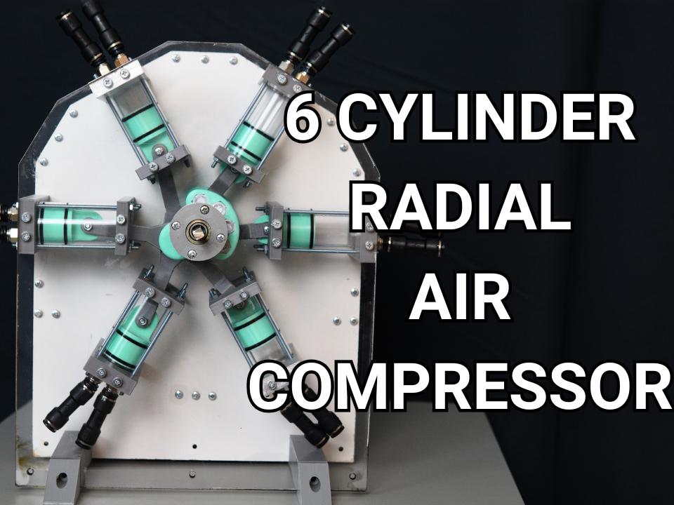 6 Cylinder Radial Compressor (300+ psi)
