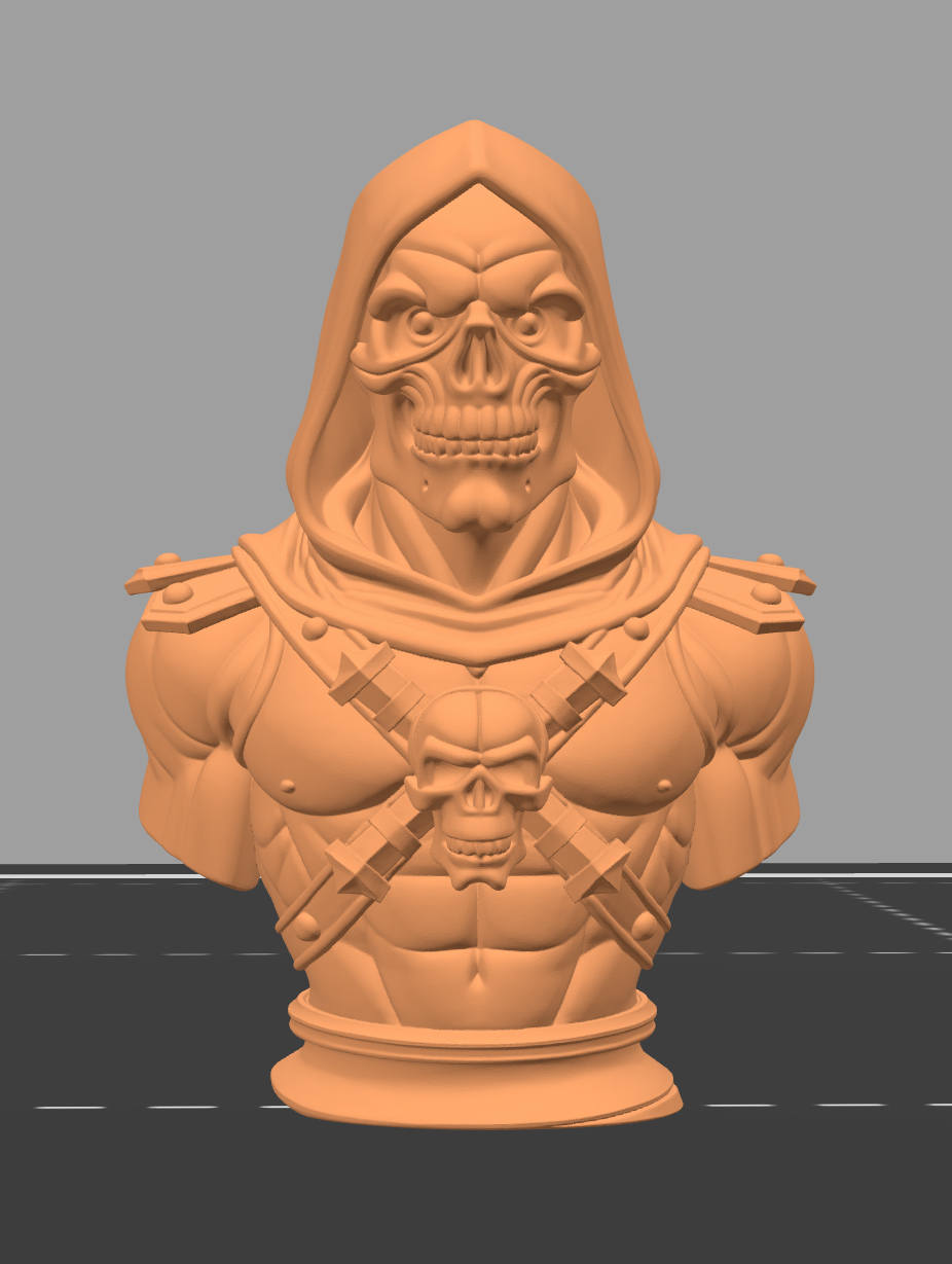 Skeletor Fanart Bust