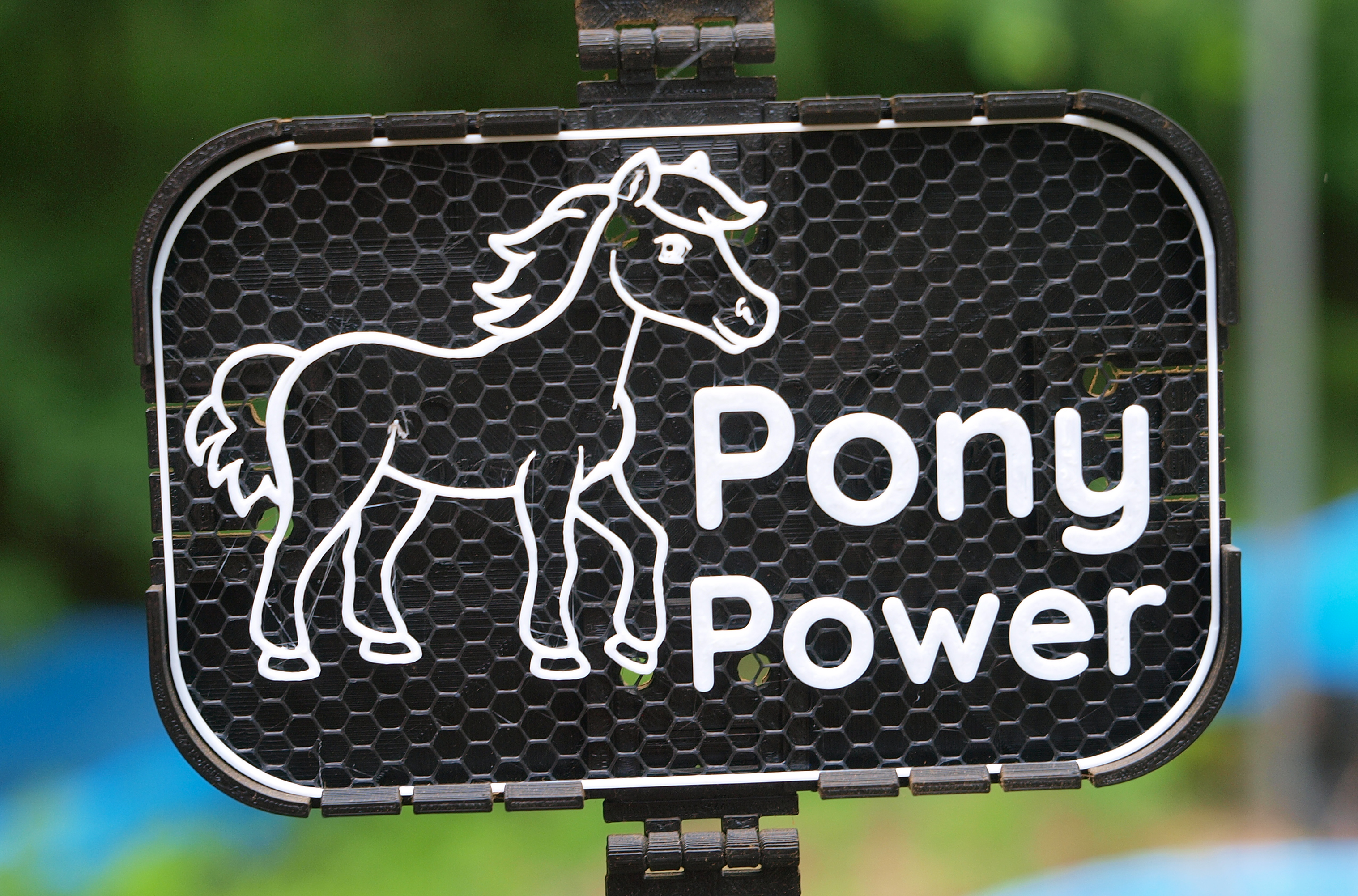 Pony Power signs