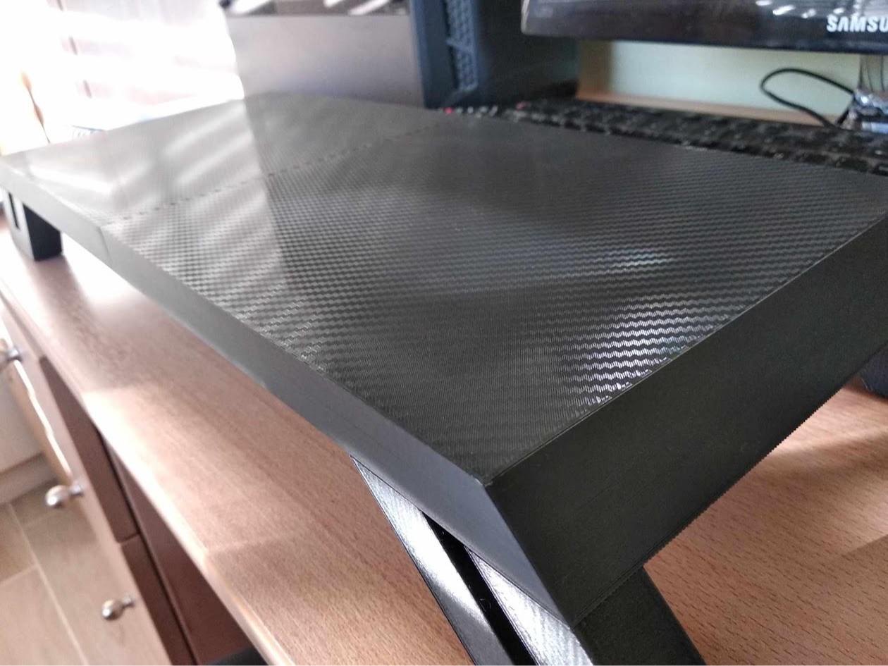 Monitor Stand with LED Lighting Channel