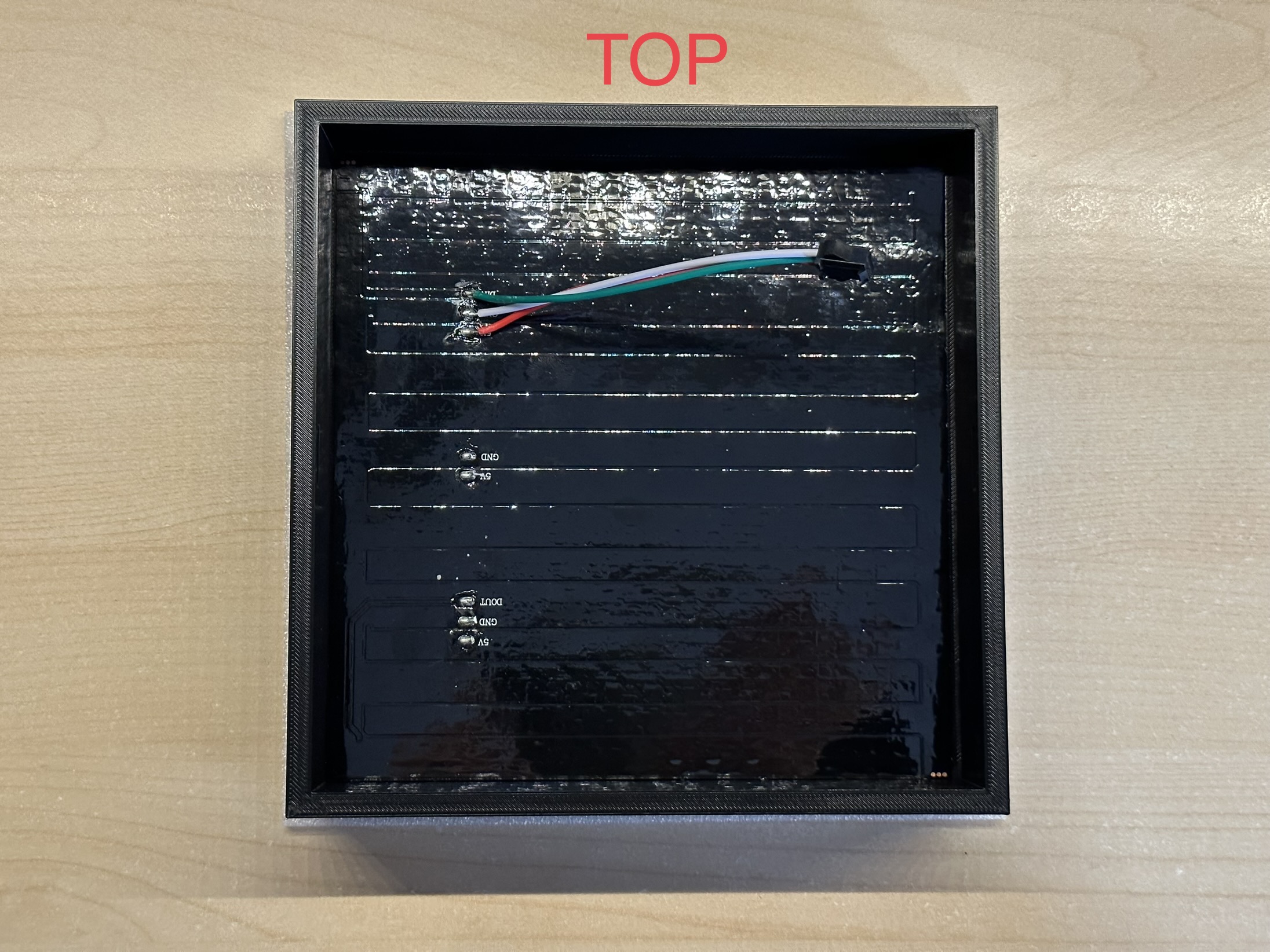 Miniatura 20 do modelo 3D WordClock 16x16 LED matrix