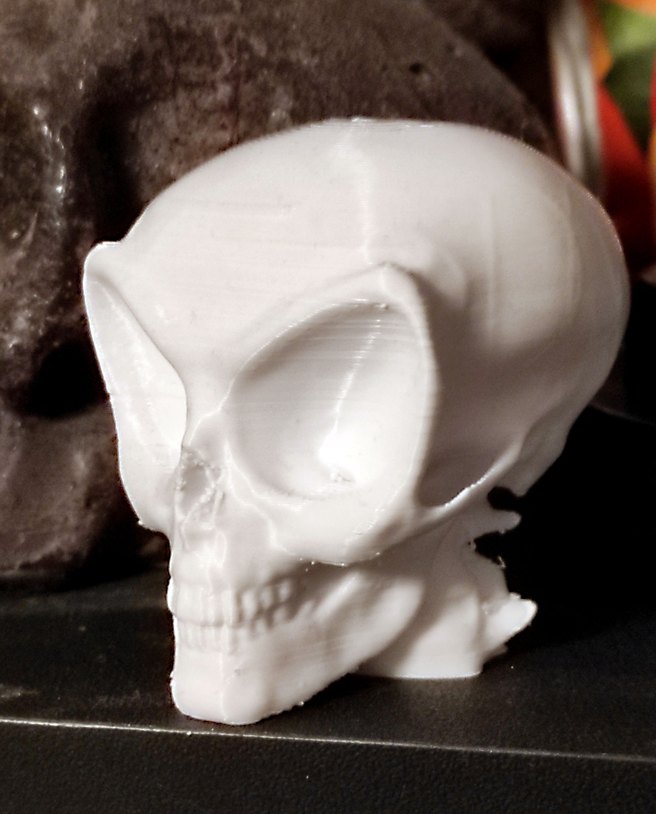 Miniatura 2 do modelo 3D Alien Skull Bust