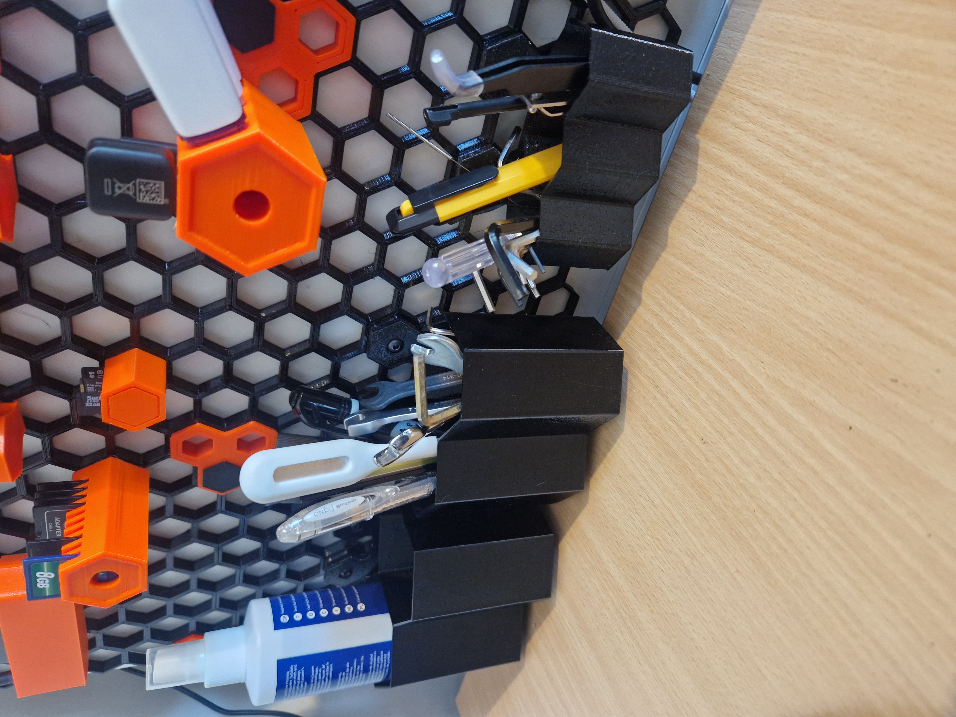 Storage boxes for Honeycomb storage wall