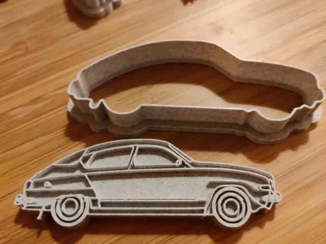 Saab 96 V4 car cookie cutter