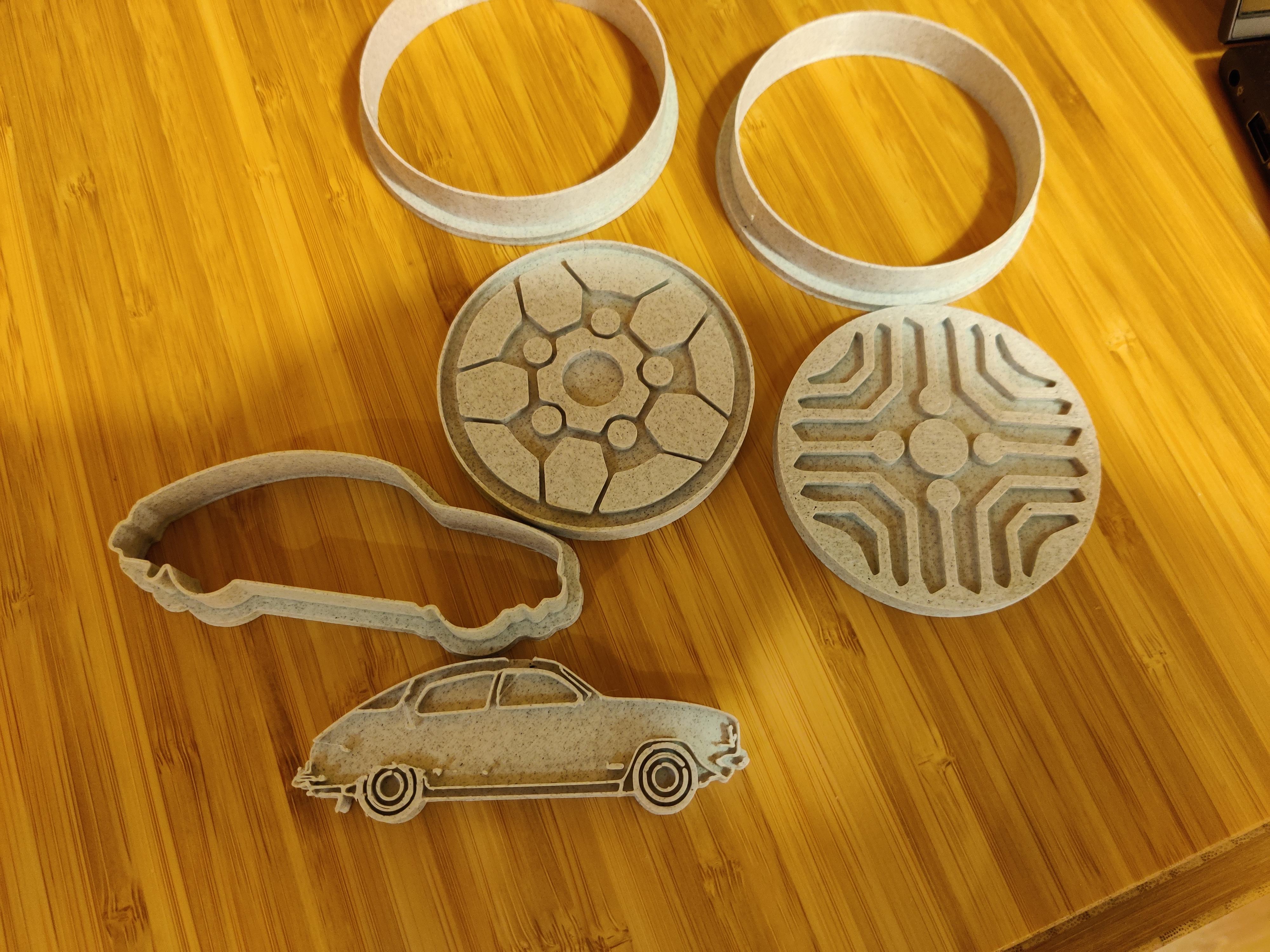 Saab wheels cookie cutter