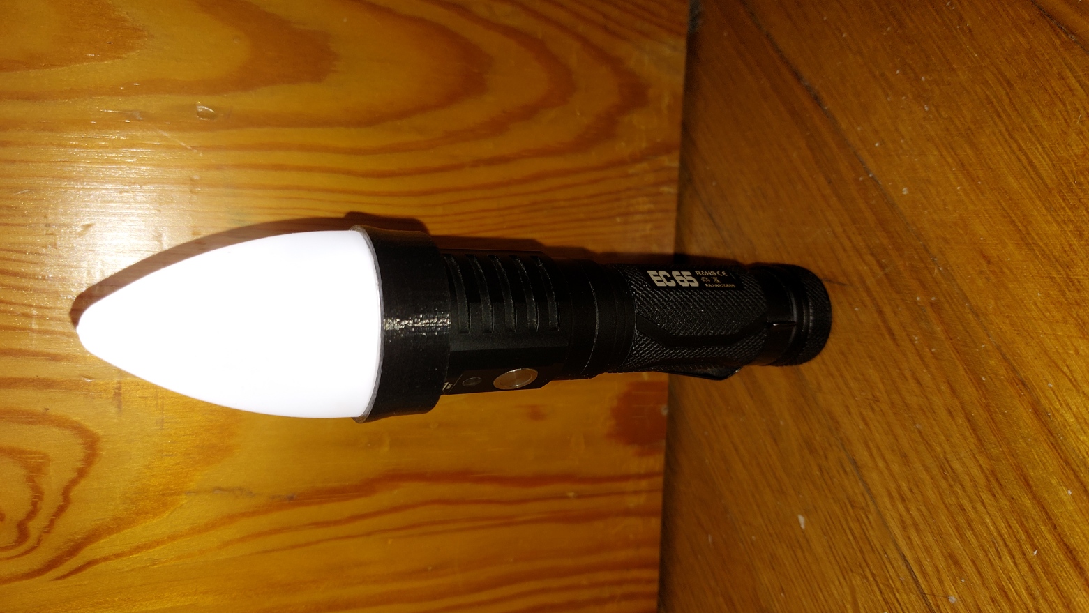 Flashlight diffuser by MADAO Download free STL model