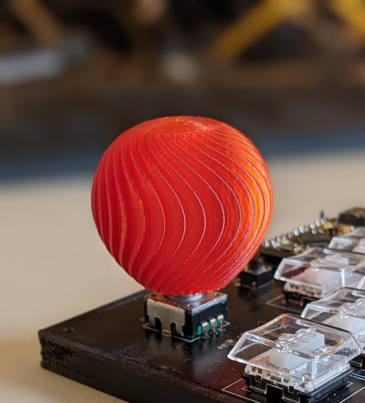 Squishy encoder knob (WiP)