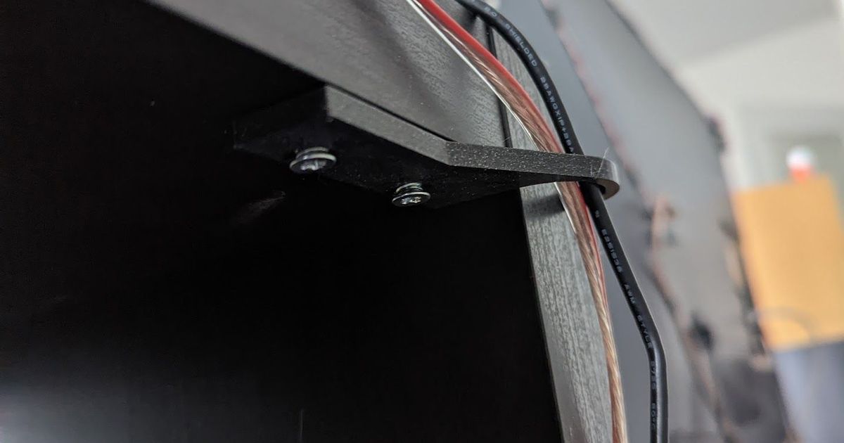 Kallax screwin cable organizer by Skaot Download free STL model