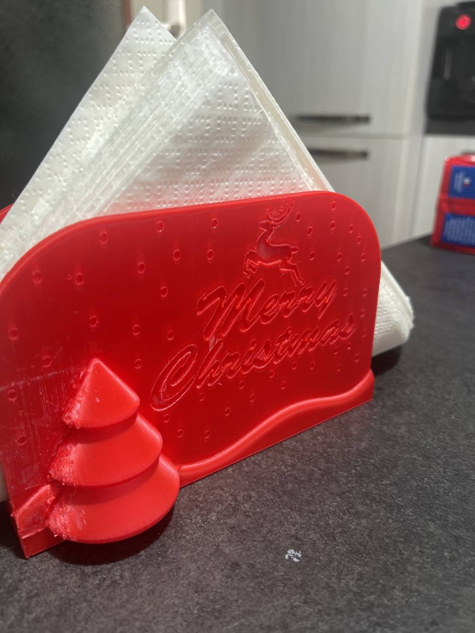 Miniatura 2 do modelo 3D Christmas napkin holder
