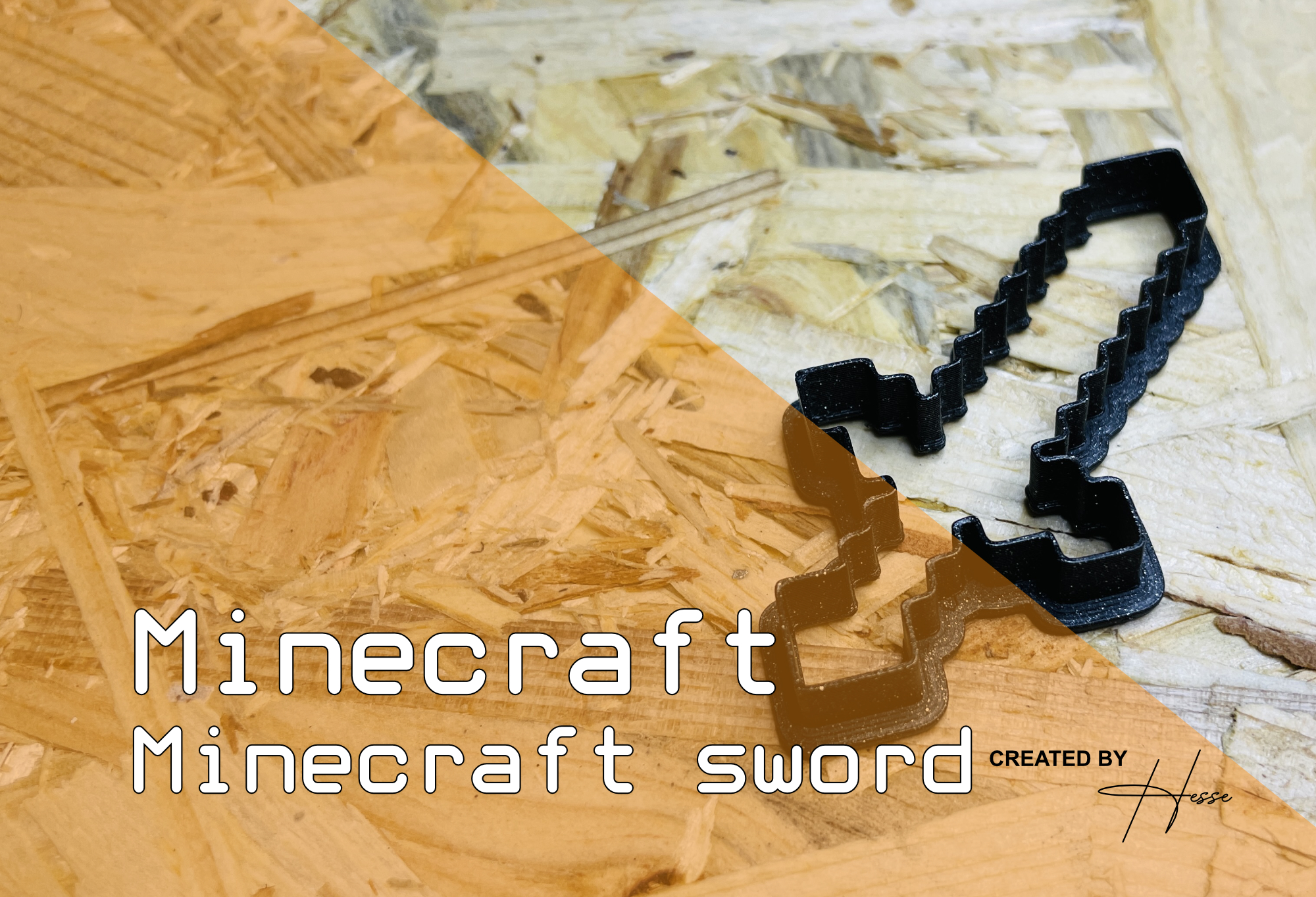 Minecraft sword - cookiecutter