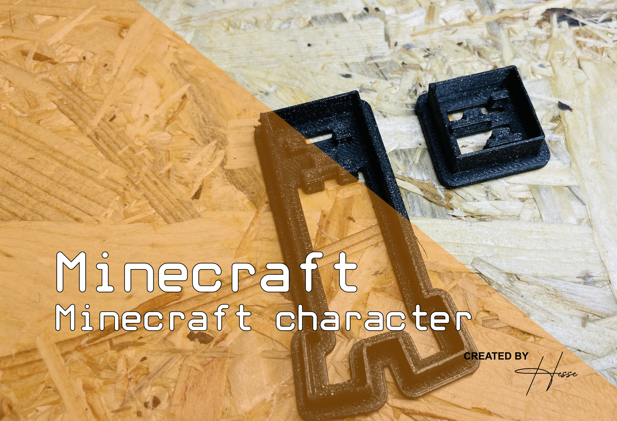 Minecraft character - cookiecutter