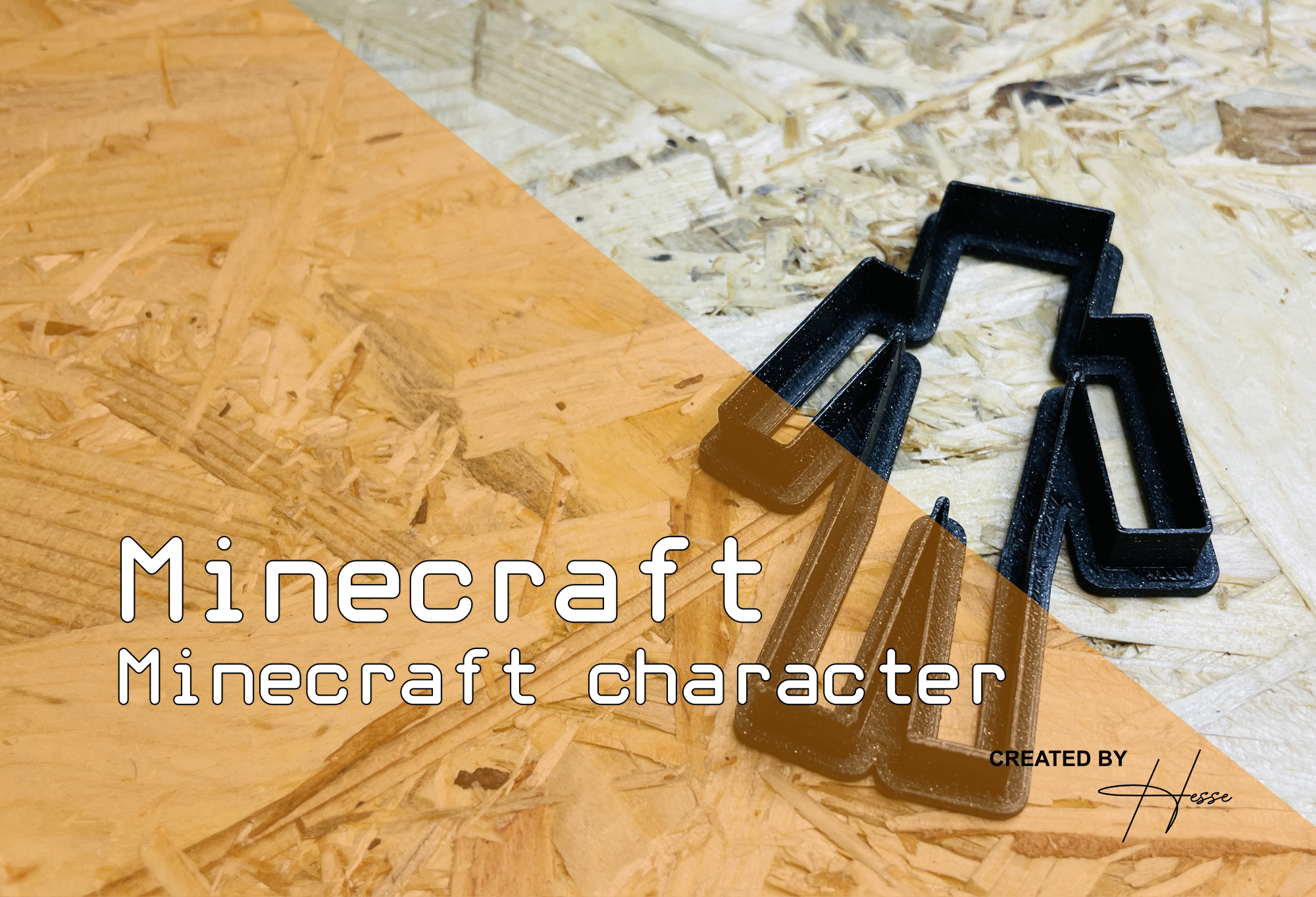 Minecraft character - cookiecutter
