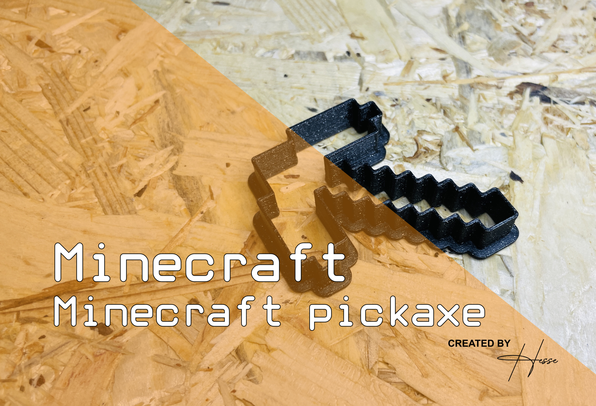 Minecraft pickaxe - cookiecutter