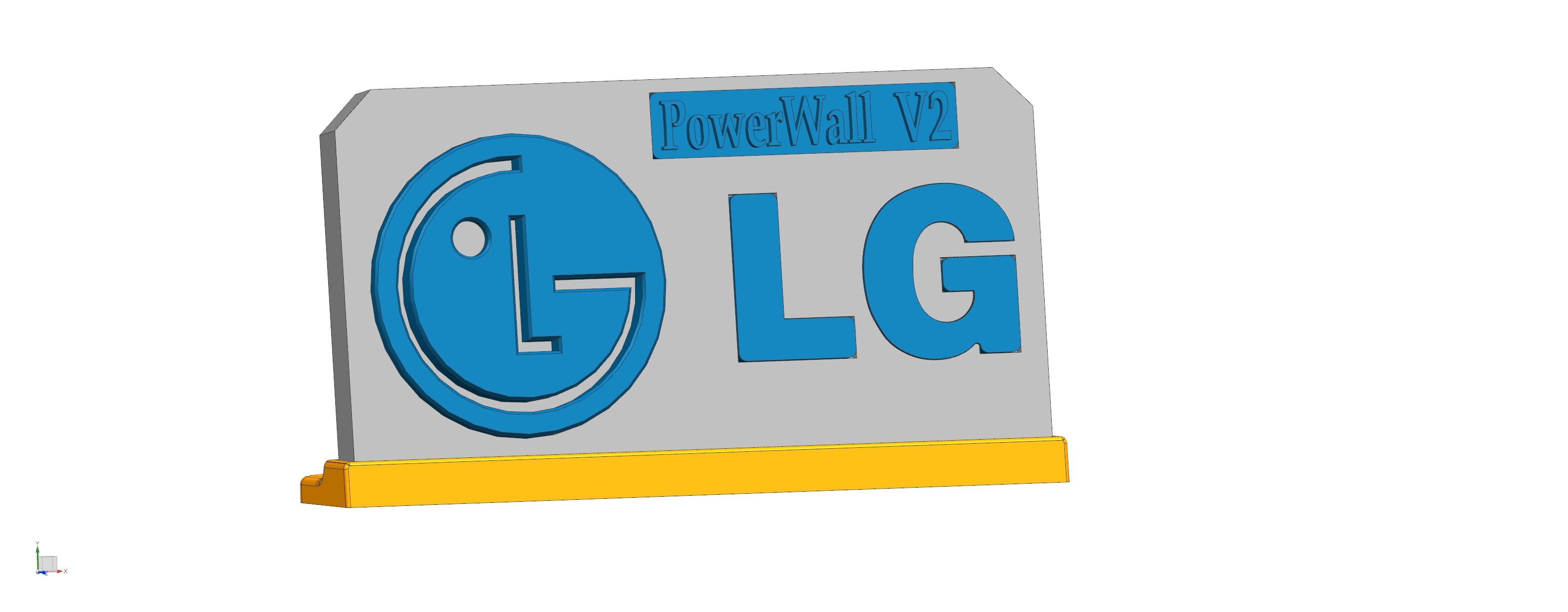 LG Podstawa, Tabliczka - Wizytówka LG