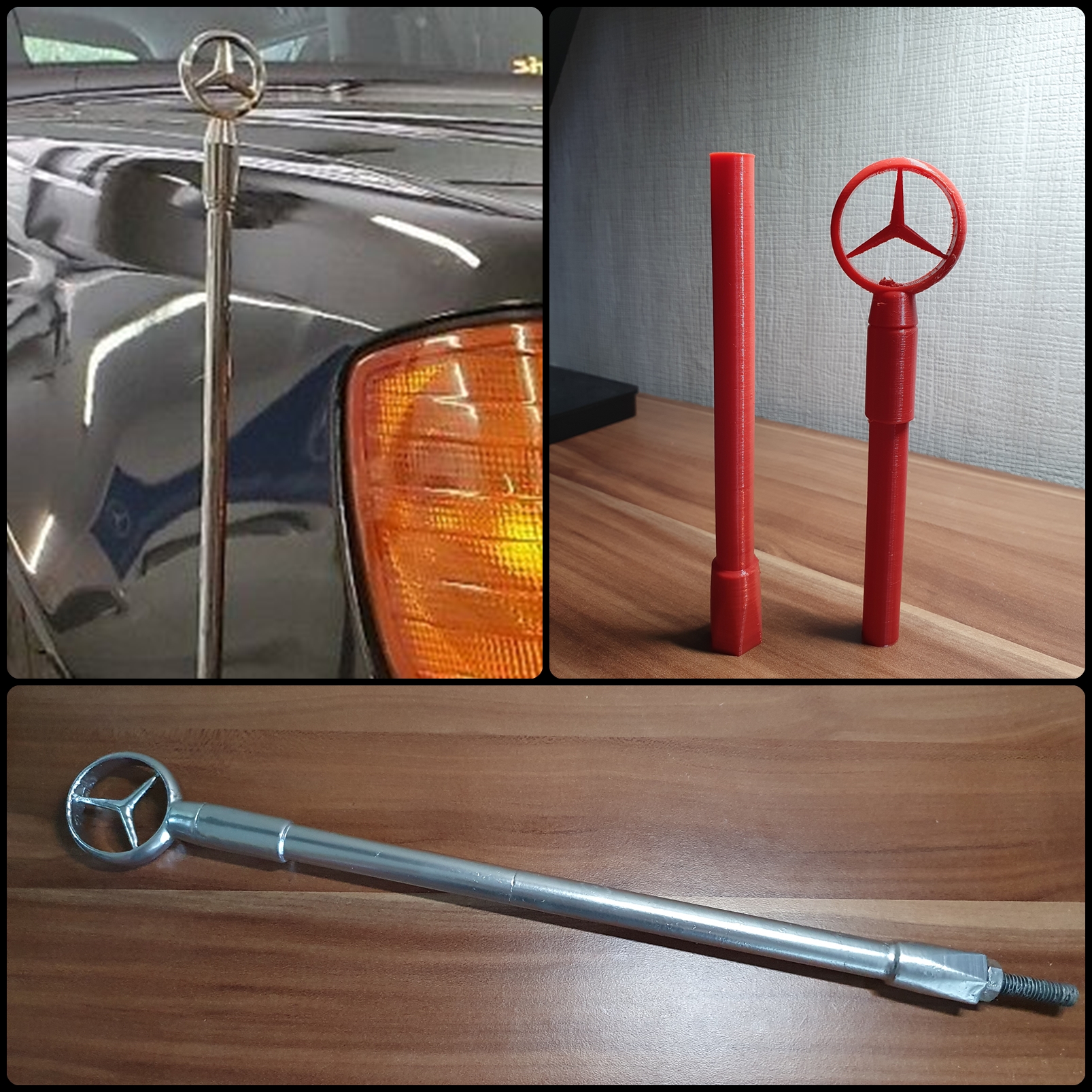 Mercedes W124 Parking pole