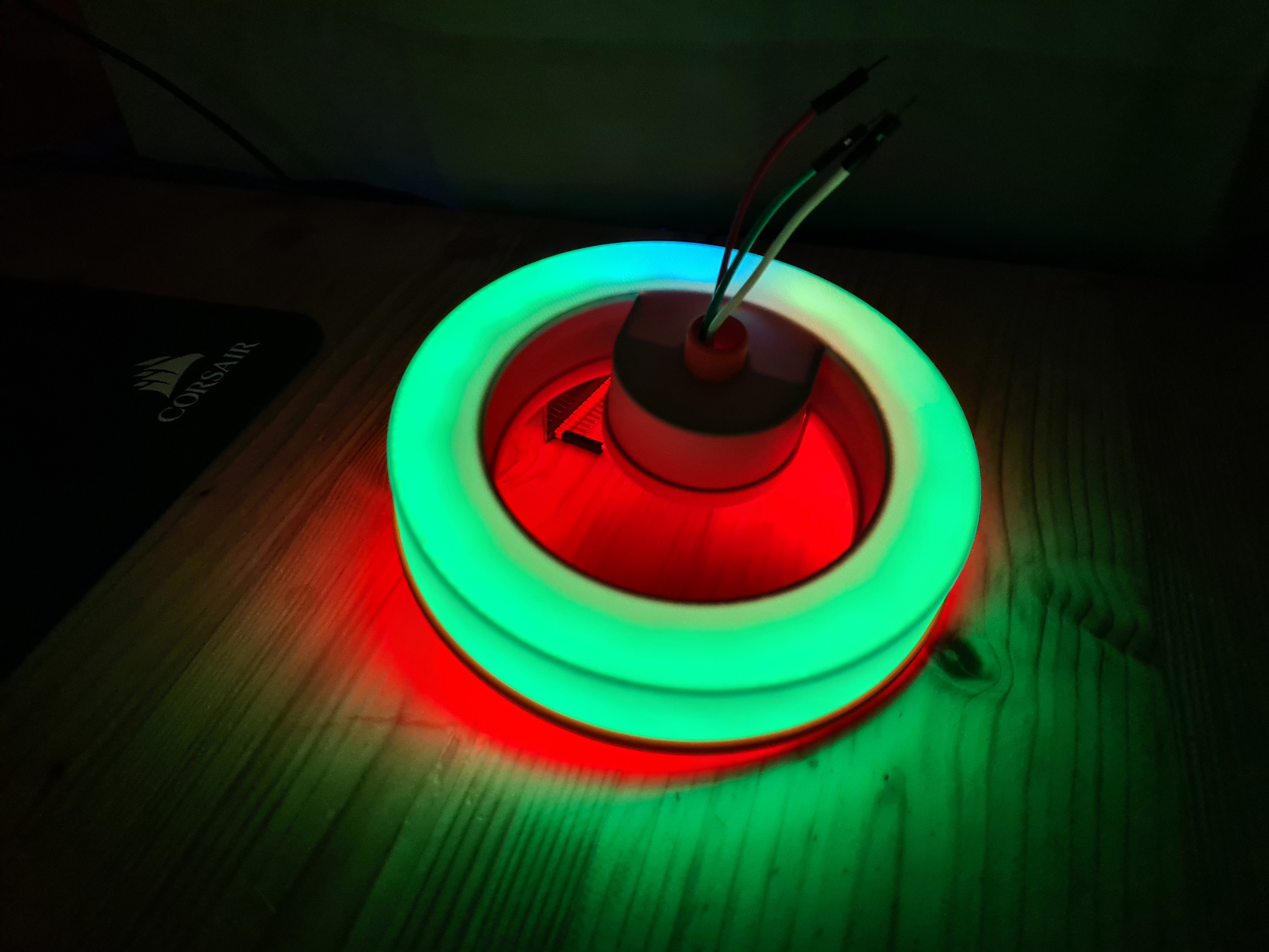 Miniatura 14 do modelo 3D Wing Lamp (update Ring Element) Stack and Rotatable (Video)