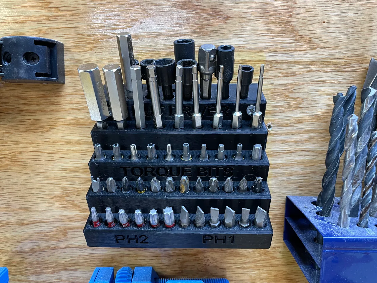 Wall Mount Hex Bit Storage by BootStrap | Download free STL model ...