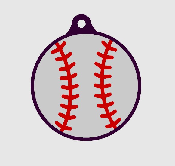 Baseball ornament