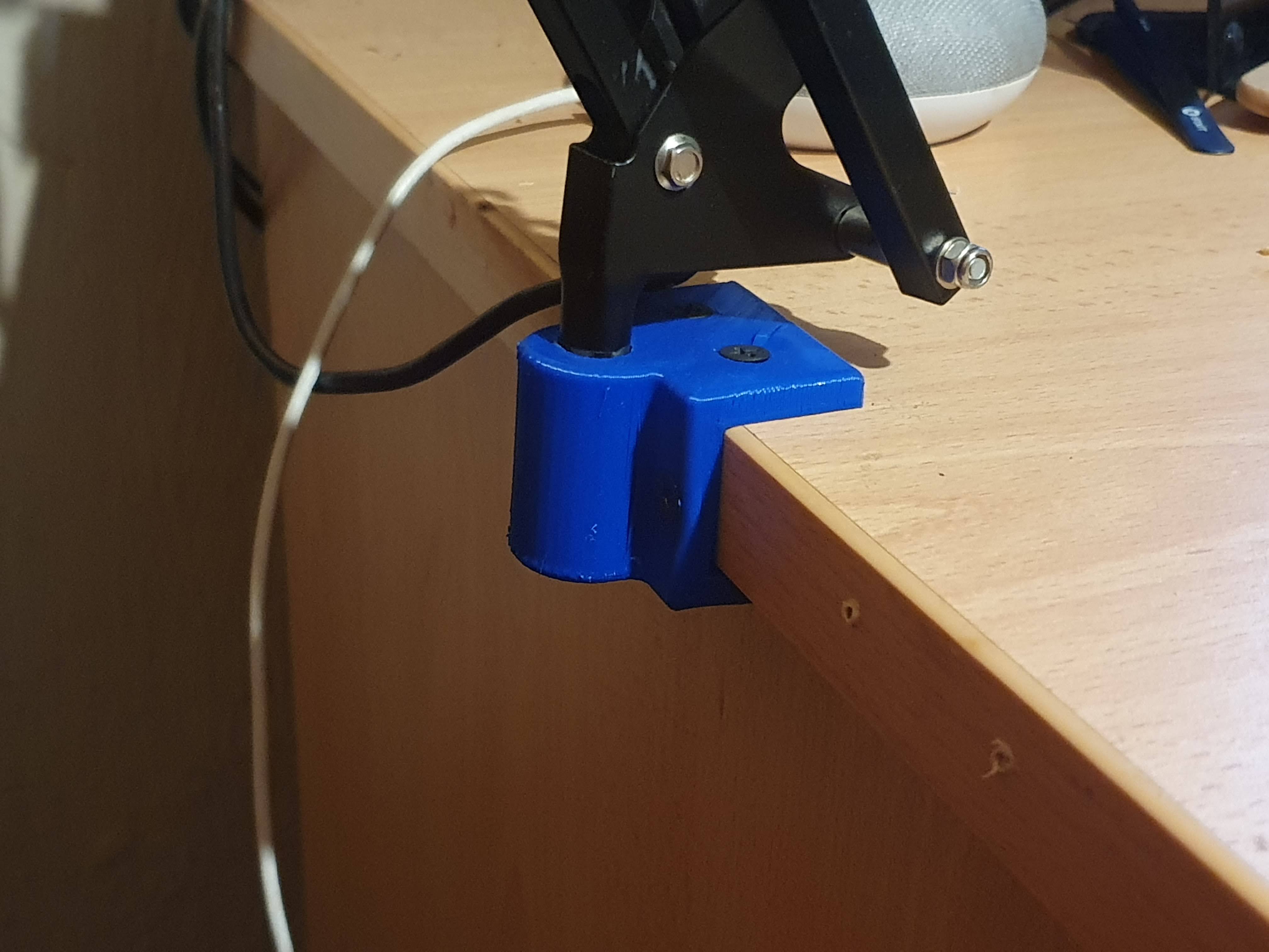 Mic Arm Table Bracket by Luhan Swart Download free STL model