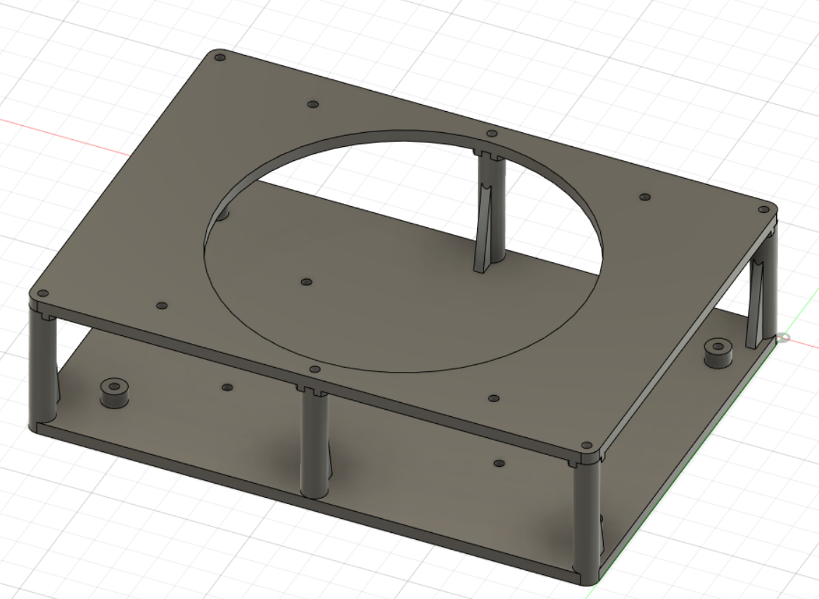 Btt Manta M P Din Rail Holder With Fans By Blacksmithforlife Download Free Stl Model