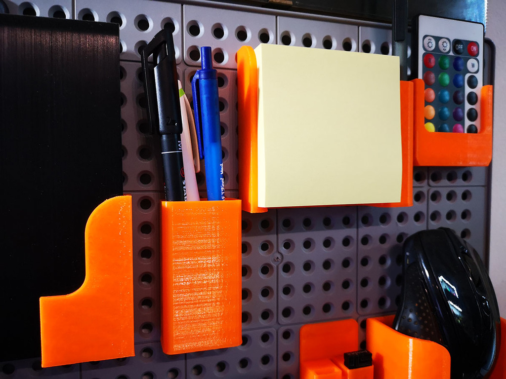 Tools or pencils holder for Keter Pegboard by ciubecca Download free