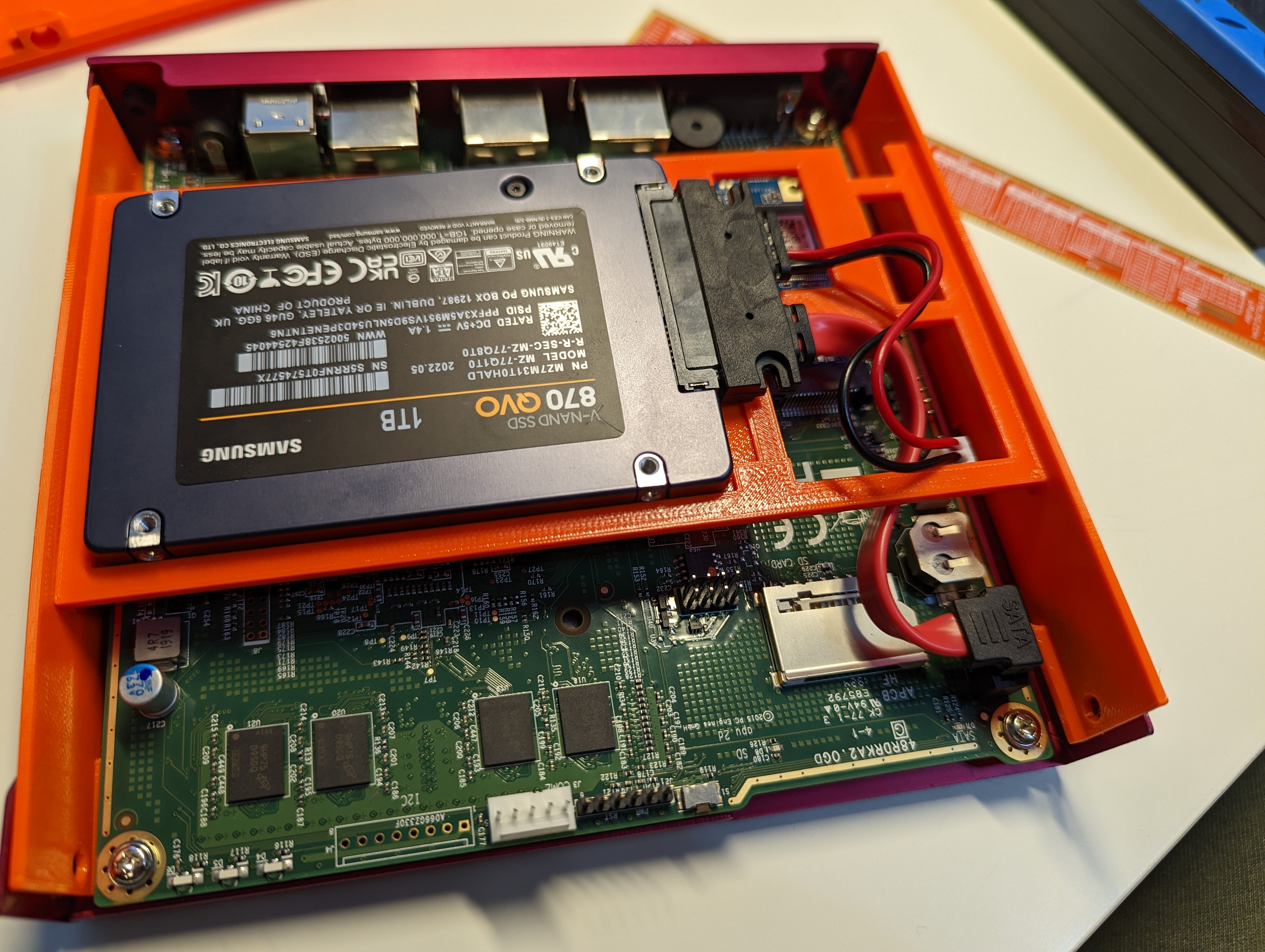 PC Engines APU2 - SSD mounting bracket